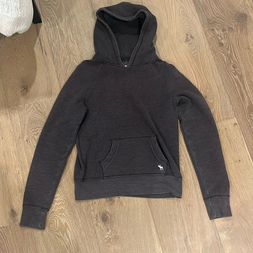 Y2k Brown Abercrombie and Fitch A&F hoodie 2000s brown